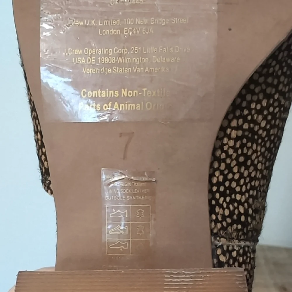 Madewell The Lucie Bootie Sz 7 Leather Brown Cutout Flat Calf Hair Upper Slip-On - Picture 10 of 16